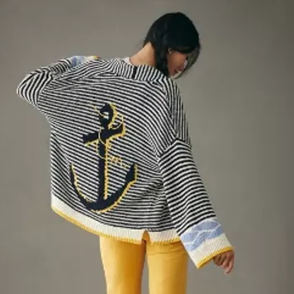 The Port side Cardigan Sweater by Maeve